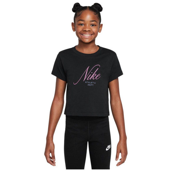 Nike Παιδική κοντομάνικη μπλούζα Sportswear Back 2 School Cropped Tee
